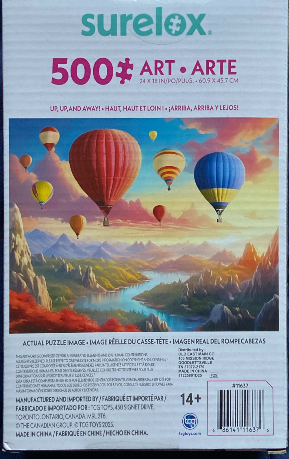 Up, Up, And Away! - SureLox puzzle collectible - Main Image 2
