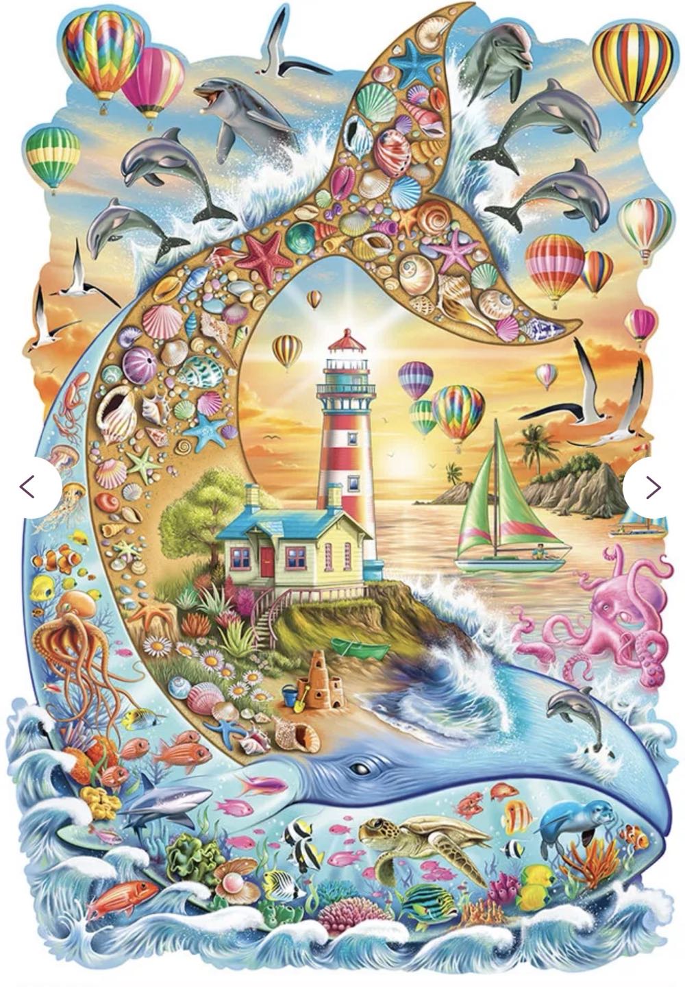 Whale At Sunset - Wentworth Wooden Puzzles puzzle collectible - Main Image 3