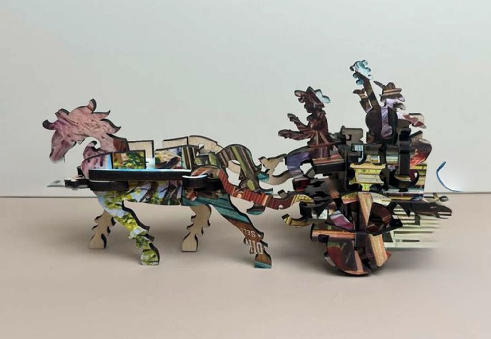 High Noon At Dodge City - Mosaic Puzzles puzzle collectible - Main Image 3