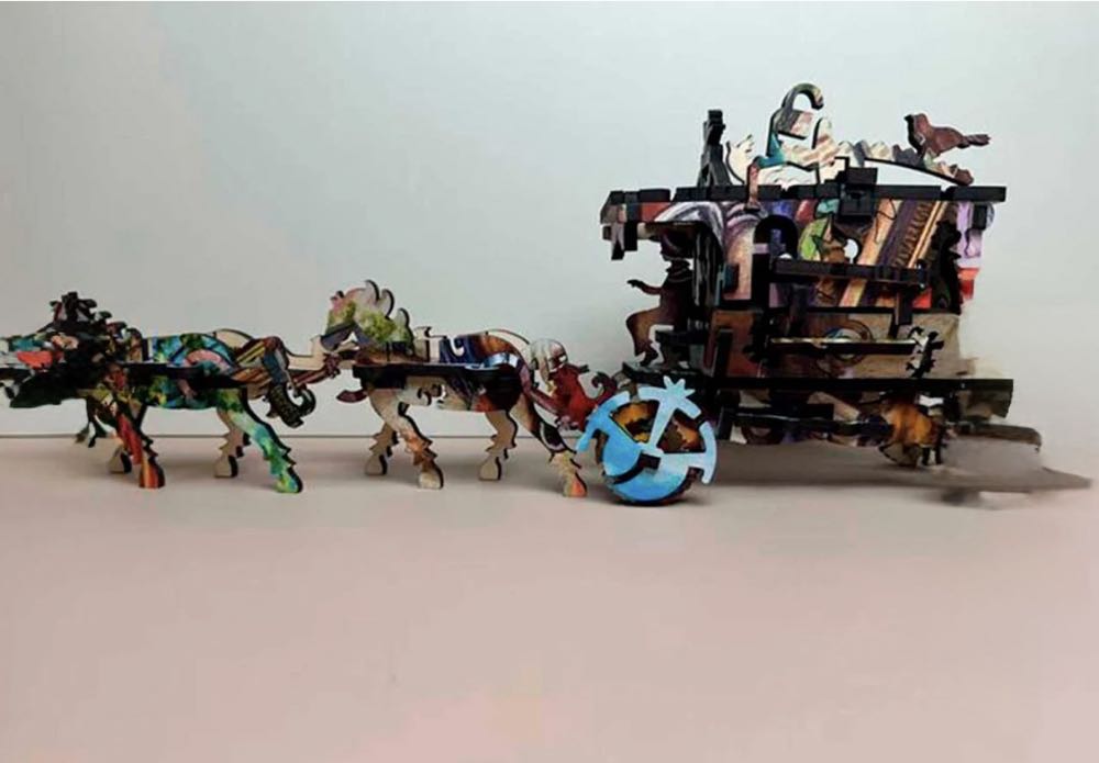 High Noon At Dodge City - Mosaic Puzzles puzzle collectible - Main Image 4