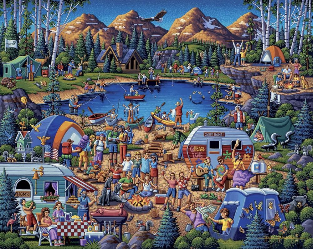 Camping Adventure - Boardwalk puzzle collectible [Barcode 671095904568] - Main Image 2