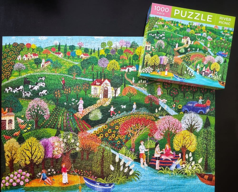 River Picnic*^ - Galison puzzle collectible - Main Image 4