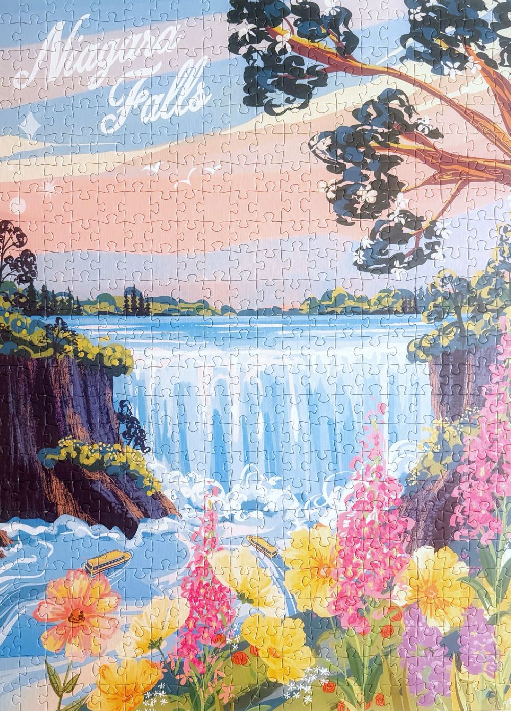Niagara Falls - Villager Puzzles puzzle collectible [Barcode 628774337018] - Main Image 3