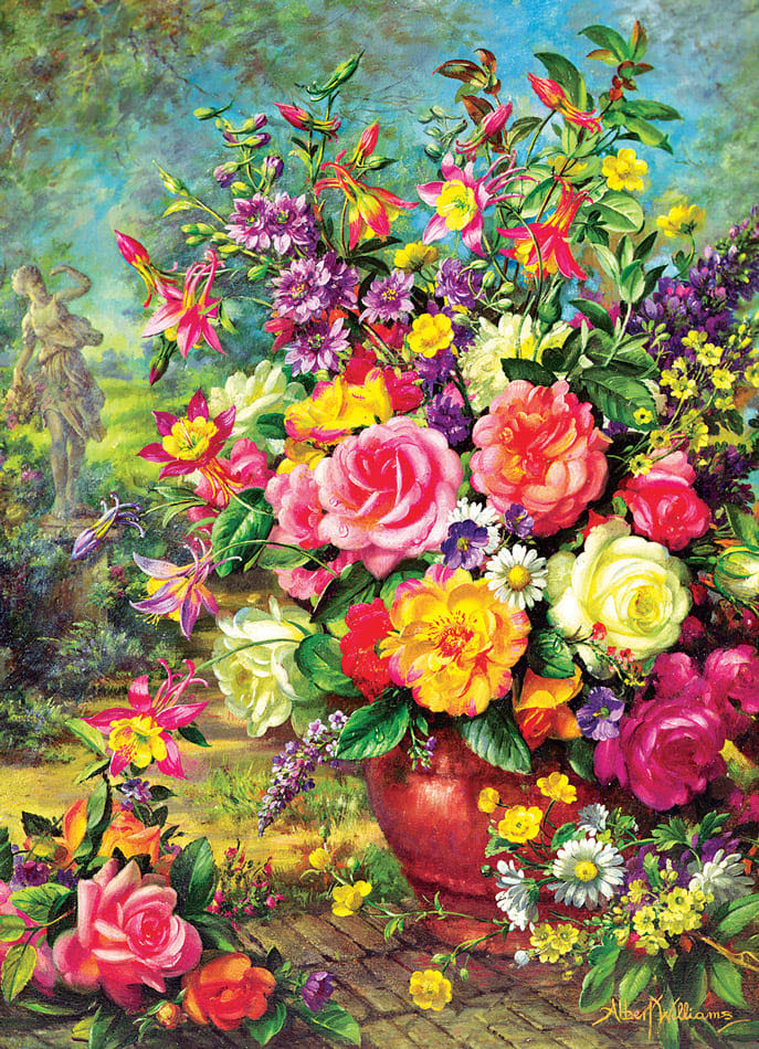 Flowers Bouquet - Eurographics puzzle collectible [Barcode 628136658836] - Main Image 2