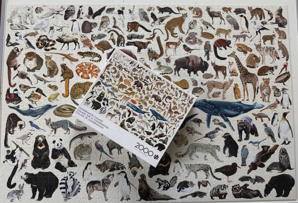 Conservation Collage - Buffalo Games puzzle collectible [Barcode 079346021710] - Main Image 2
