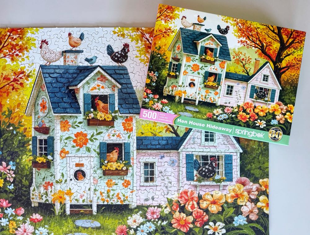 Hen House Hideaway* - Springbok puzzle collectible - Main Image 3