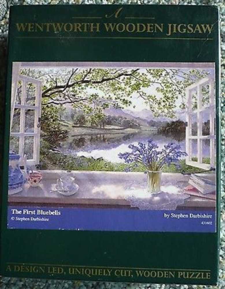 The First Bluebells - Wentworth Wooden Jigsaw puzzle collectible - Main Image 2