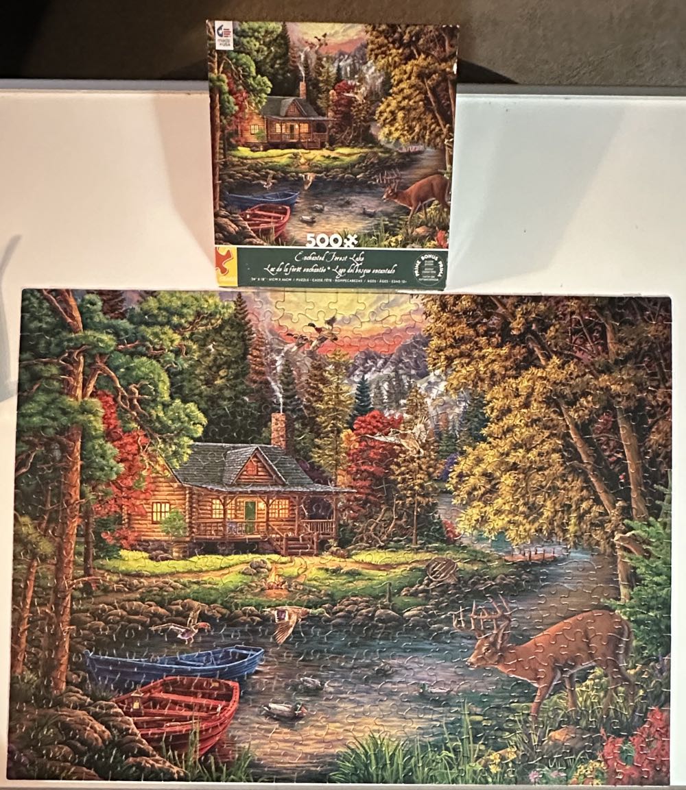 Enchanted Forest Lake - Ceaco puzzle collectible [Barcode 021081242905] - Main Image 2