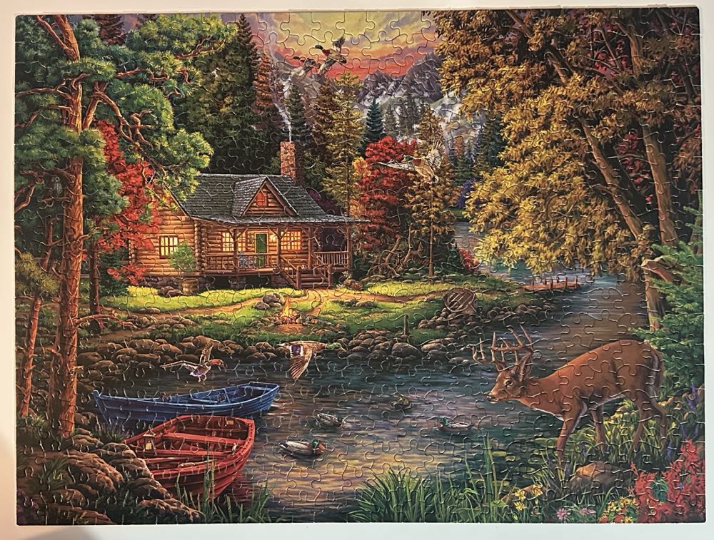 Enchanted Forest Lake - Ceaco puzzle collectible [Barcode 021081242905] - Main Image 3