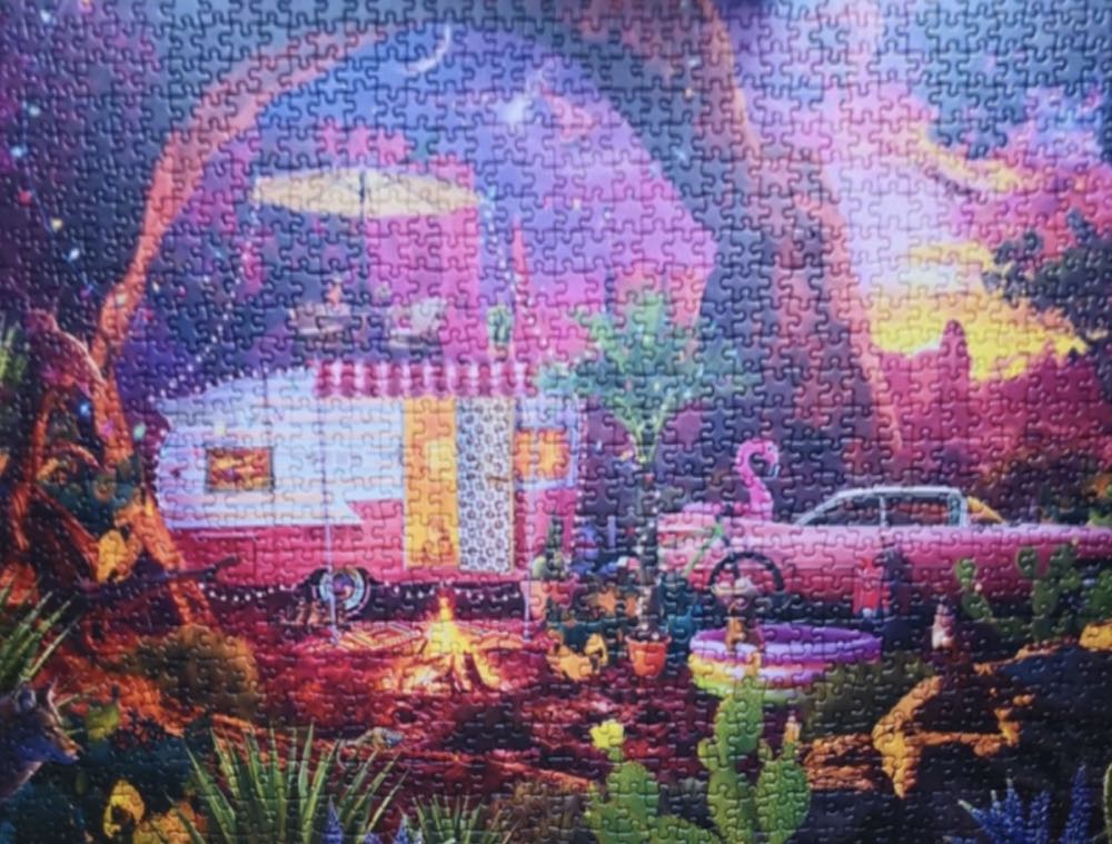 A Desert Camping Paradise - Schmidt Puzzle puzzle collectible [Barcode 4001504585747] - Main Image 3