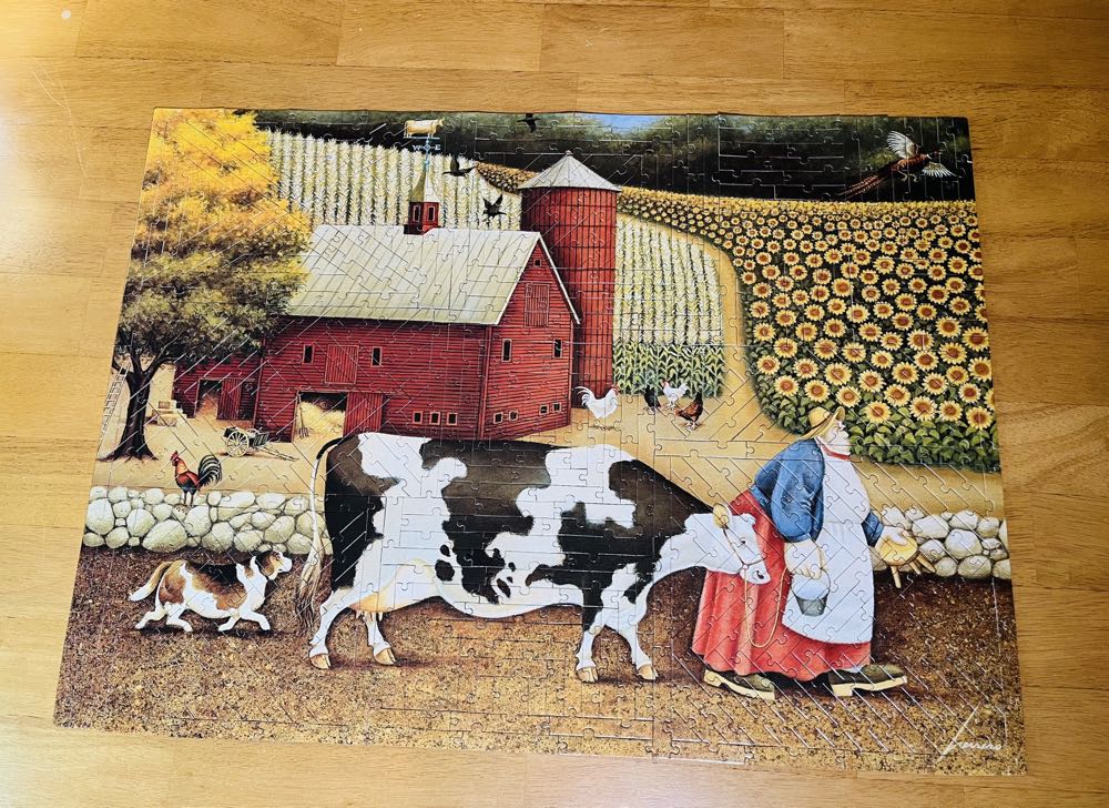 Aunt Sadie’s Farm - Ceaco puzzle collectible [Barcode 021081010467] - Main Image 2
