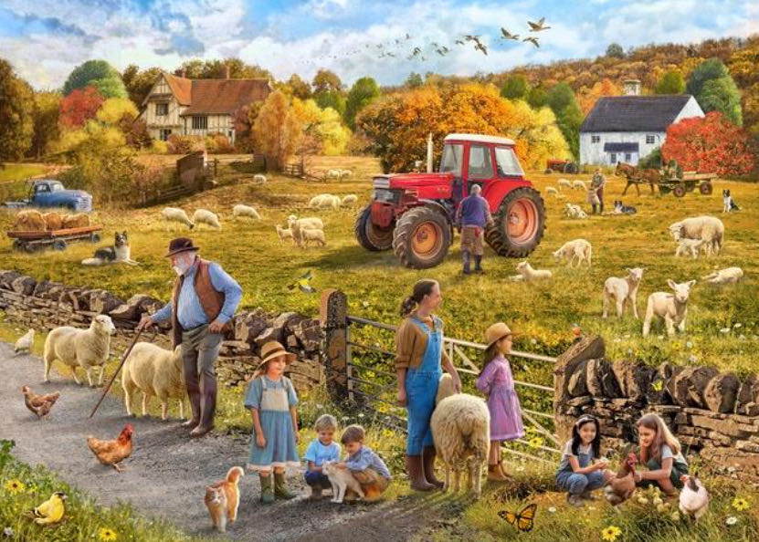 Happy Harvest (Voor Sas Van Jolanda) - Gibsons puzzle collectible [Barcode 5012269064476] - Main Image 2