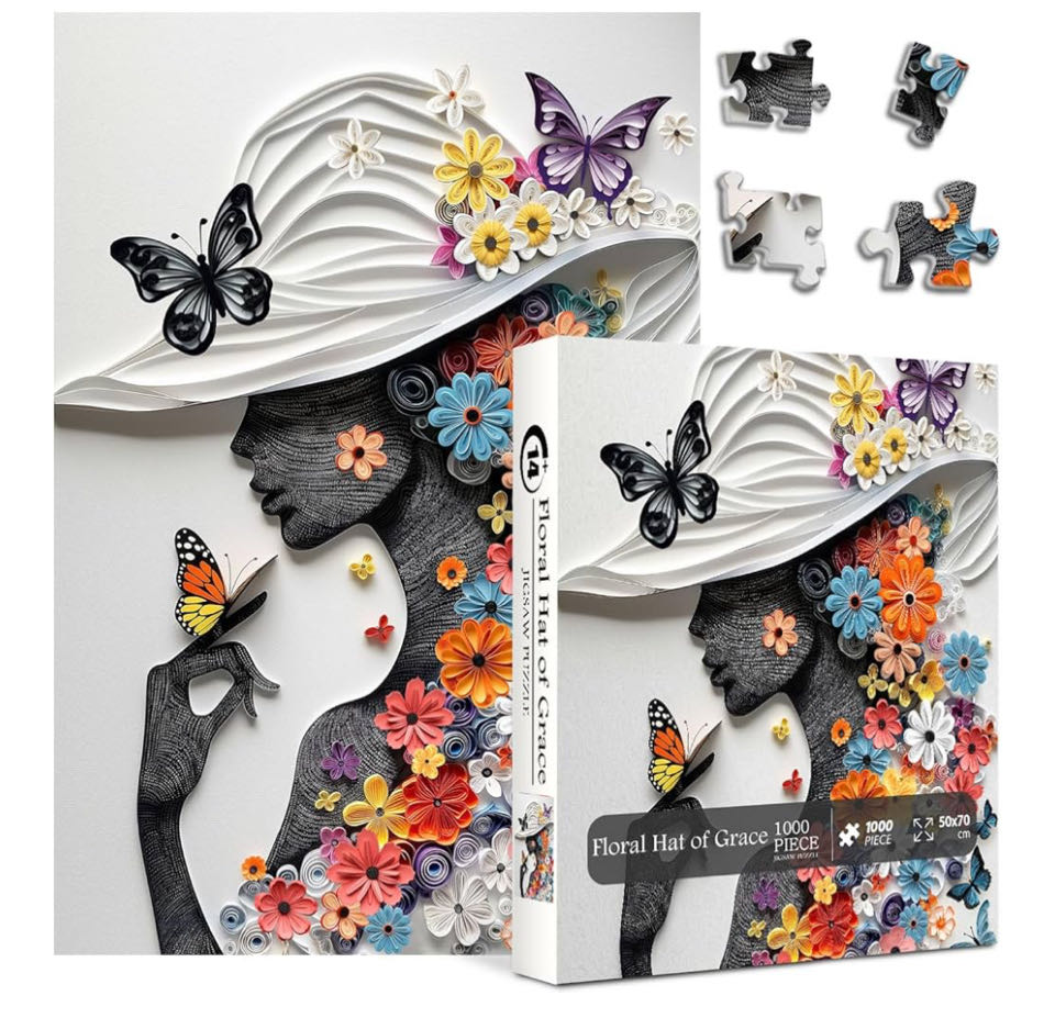 Floral Hat Of Grace - PPuzzling puzzle collectible - Main Image 2