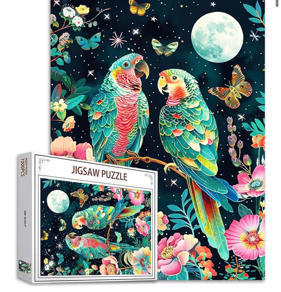 Parrot Couple - Aihonmin puzzle collectible - Main Image 2