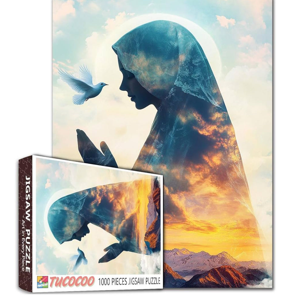 Virgin Mary With Dove - Aihonmin puzzle collectible - Main Image 2