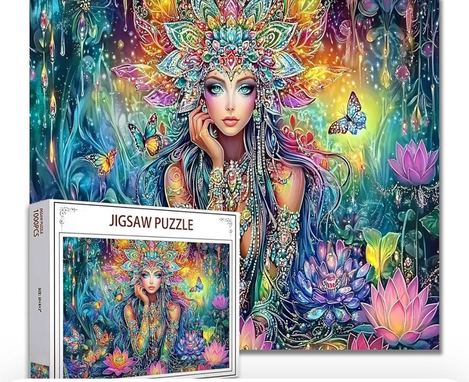 Lotus Flowers Goddess - Tucocoo puzzle collectible - Main Image 2