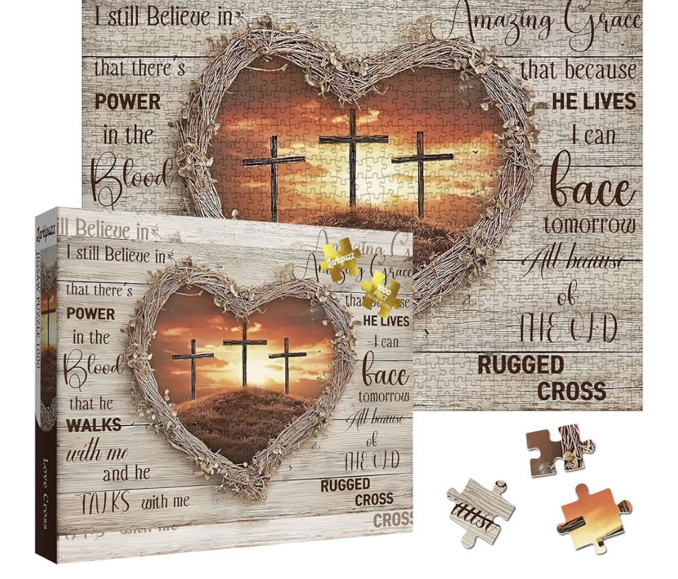 Christian Cross - Larkipuzz puzzle collectible - Main Image 2