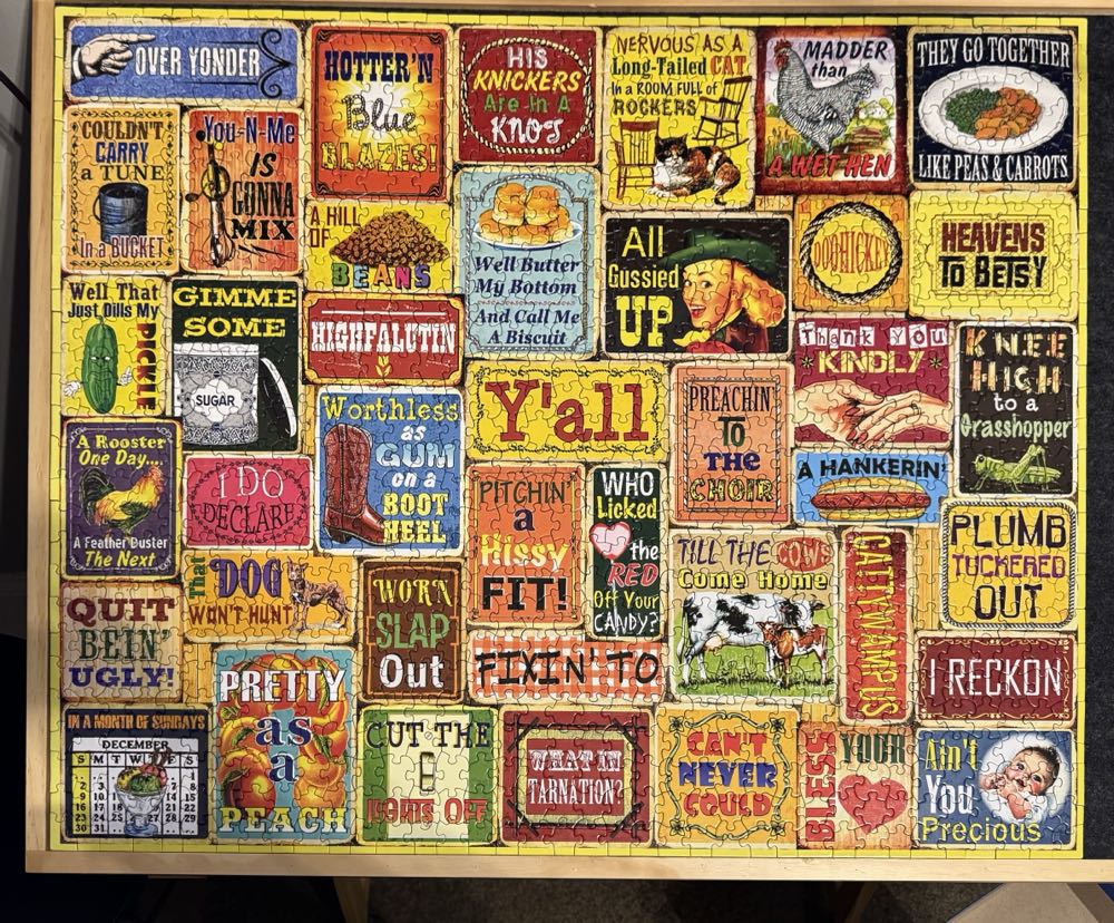 Southern Charm - White Mountain Puzzles puzzle collectible [Barcode 724819269624] - Main Image 2