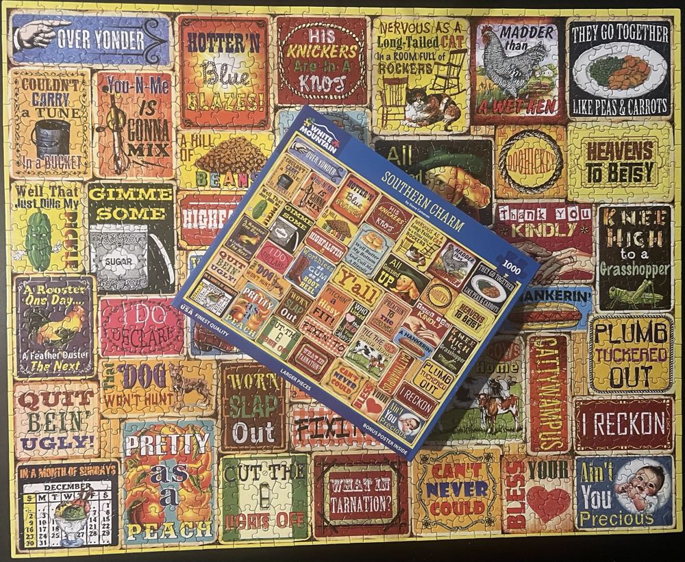 Southern Charm - White Mountain Puzzles puzzle collectible [Barcode 724819269624] - Main Image 4