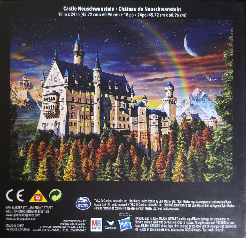 Castle Neuschwanstein*^ - Milton Bradley puzzle collectible - Main Image 3
