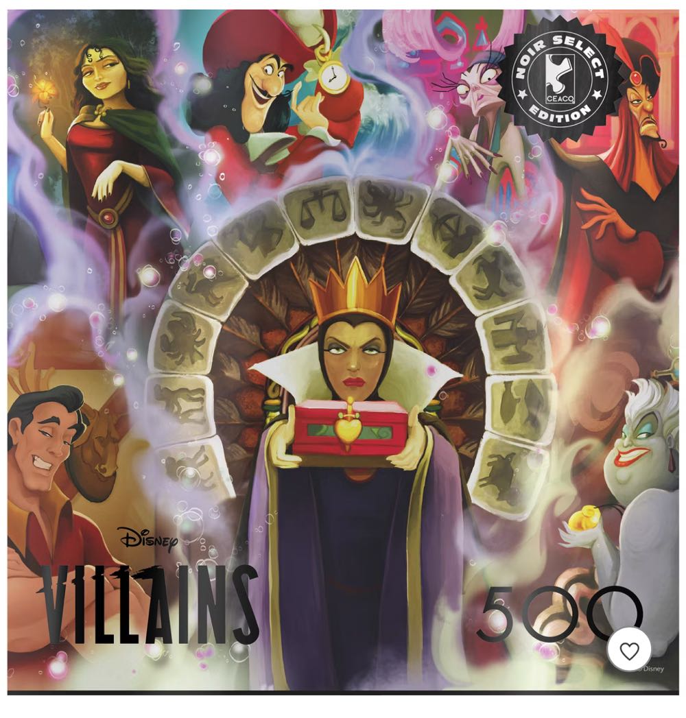 Disney Villains - Ceaco puzzle collectible [Barcode 021081401029] - Main Image 2