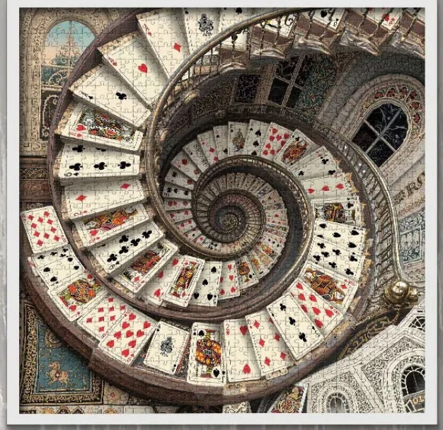Card Spiral Staircase - Fun Puzzles puzzle collectible - Main Image 2