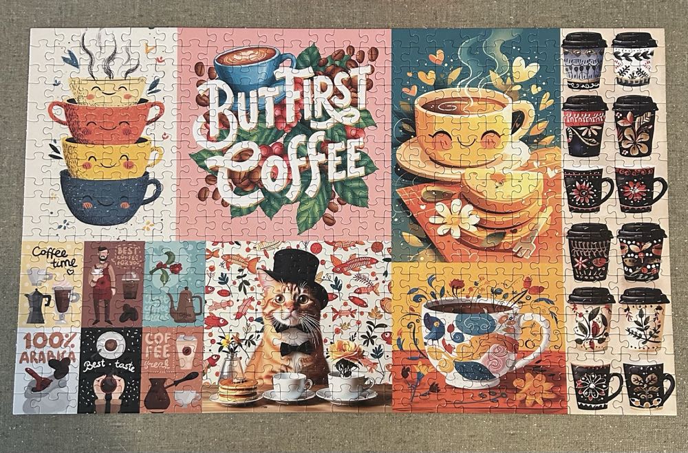 Coffee Collage 🌀 - Craz-Z-Art puzzle collectible [Barcode 4895145425209] - Main Image 2