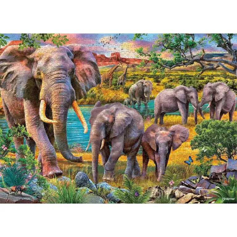 Wild - Ceaco puzzle collectible [Barcode 021081333283] - Main Image 2