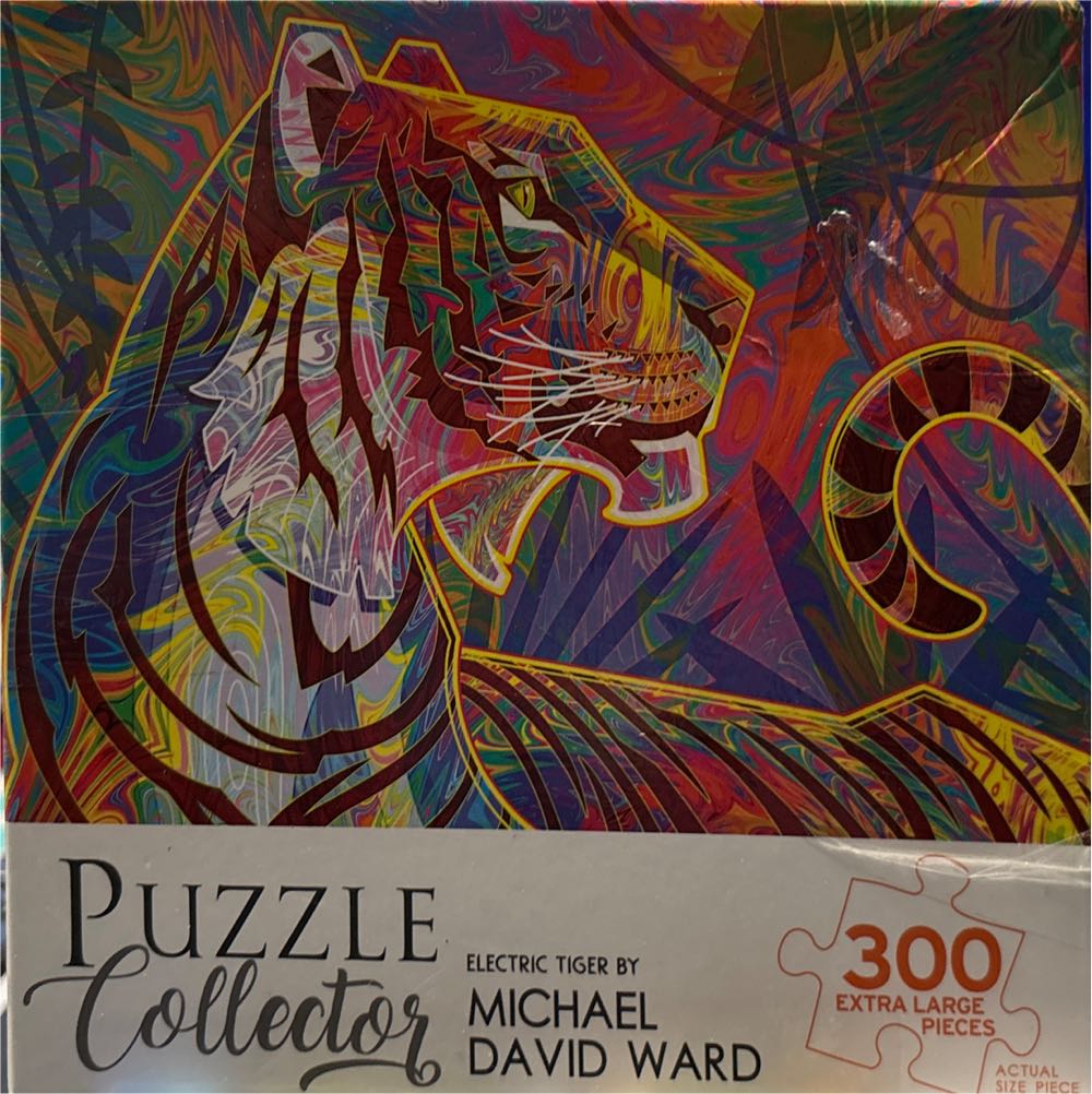 Electric Tiger 300 Pc Rose Art  puzzle collectible [Barcode 4895145438766] - Main Image 2