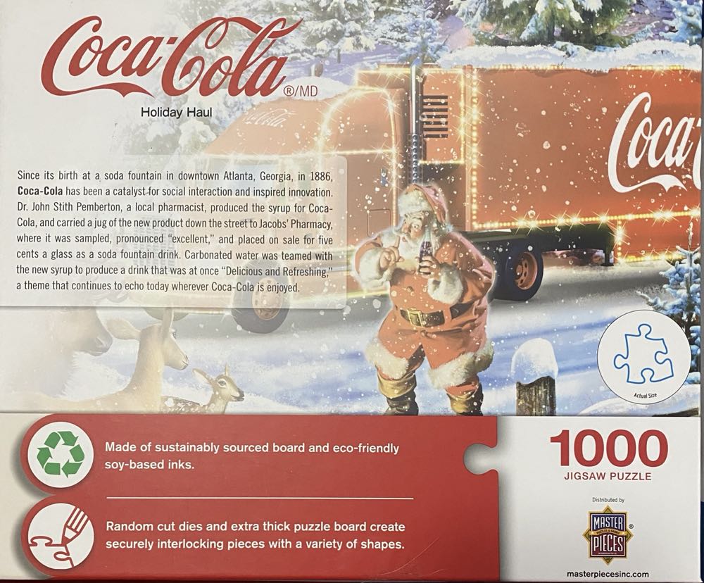 Holiday Haul - Master Pieces Inc puzzle collectible [Barcode 705988628740] - Main Image 3