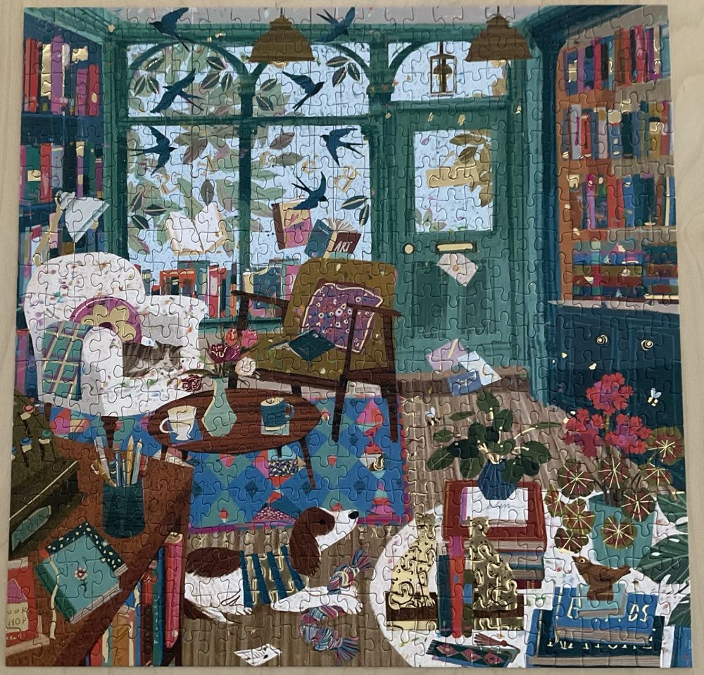 Bookshop Afternoon - Galison puzzle collectible [Barcode 9780735386808] - Main Image 2