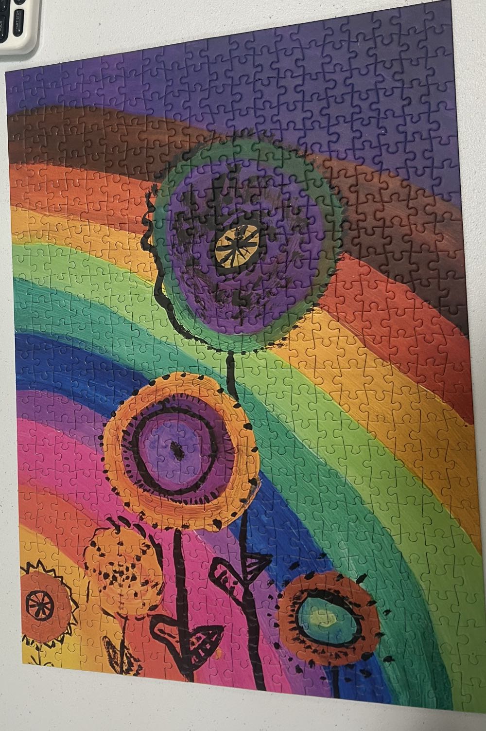 New Ravensburger 00571 Mushroom Houses In The Flower Meadow 1000pc Jigsaw Puzzle