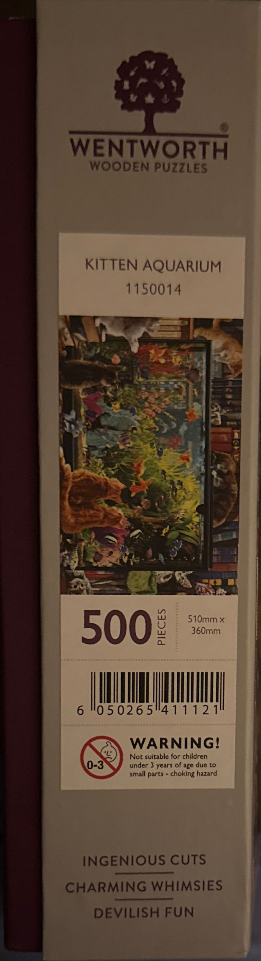 Kitten Aquarium - Wentworth 🇺🇸 puzzle collectible [Barcode 6050265411121] - Main Image 3