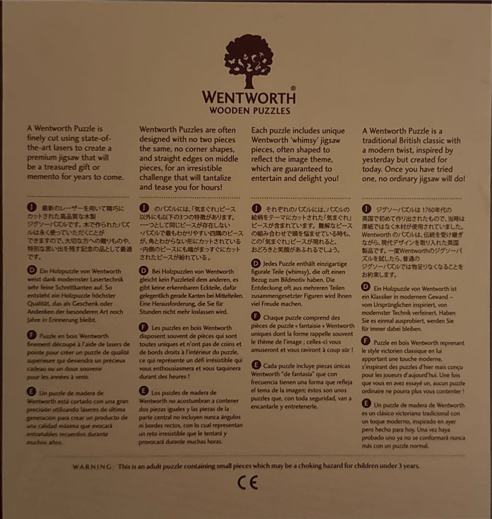 Life Is An Open Book -Venice - Wentworth 🇺🇸 puzzle collectible [Barcode 6050265354619] - Main Image 2