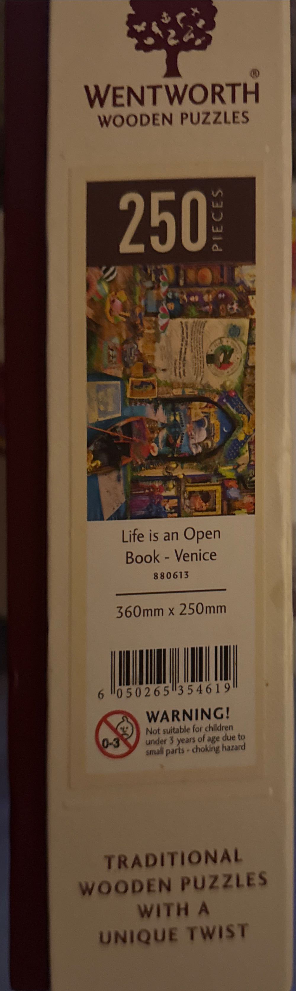 Life Is An Open Book -Venice - Wentworth 🇺🇸 puzzle collectible [Barcode 6050265354619] - Main Image 3