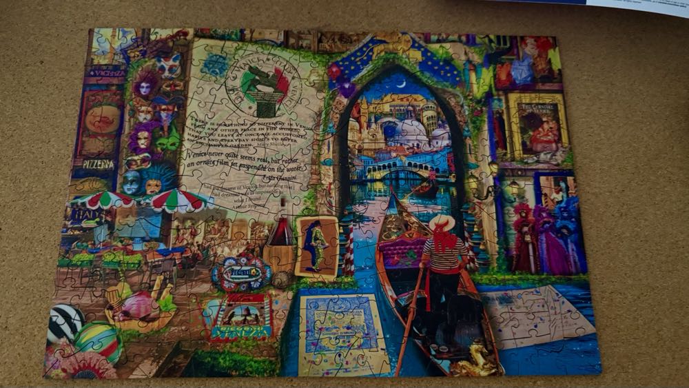 Life Is An Open Book -Venice - Wentworth 🇺🇸 puzzle collectible [Barcode 6050265354619] - Main Image 4