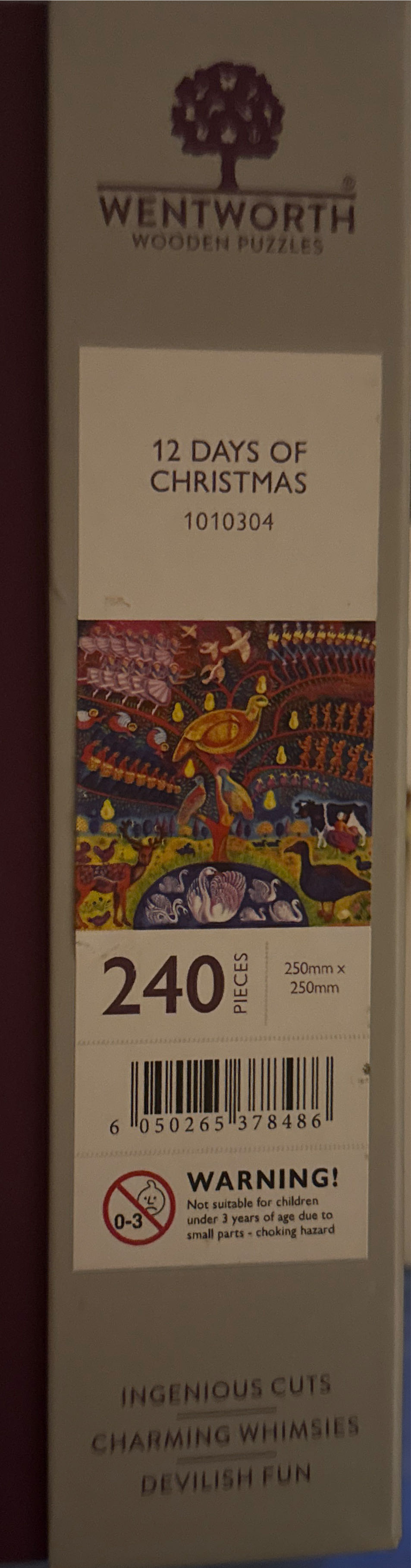 12 Days Of Christmas - Wentworth 🇺🇸 puzzle collectible [Barcode 6050265378486] - Main Image 3