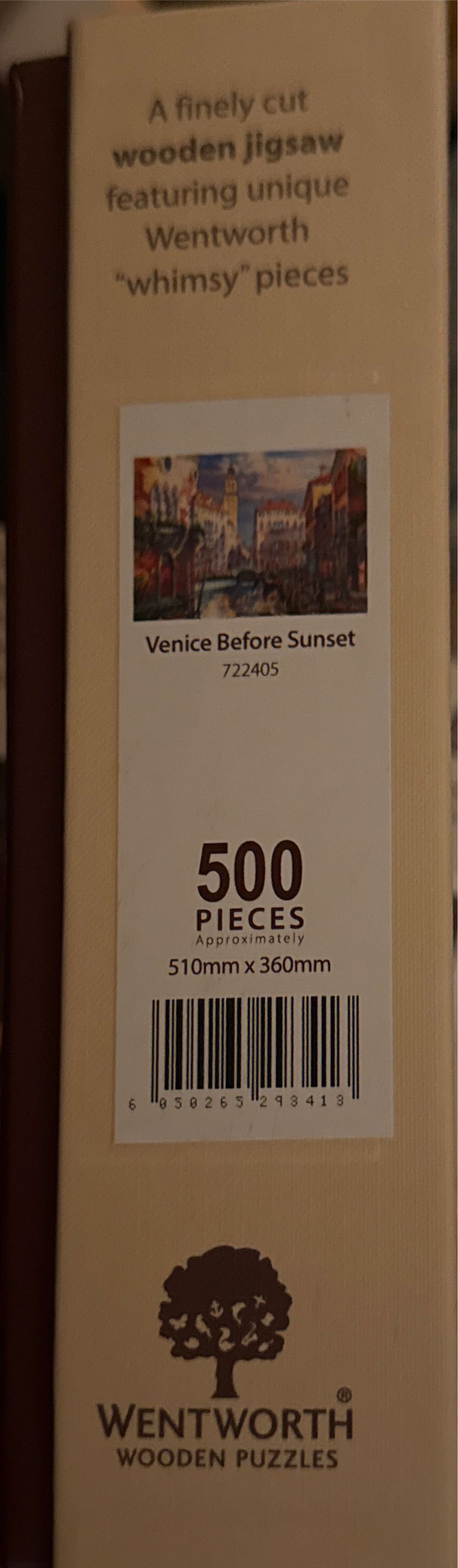 Venice Before Sunset - Wentworth 🇺🇸 puzzle collectible [Barcode 6050265293413] - Main Image 3