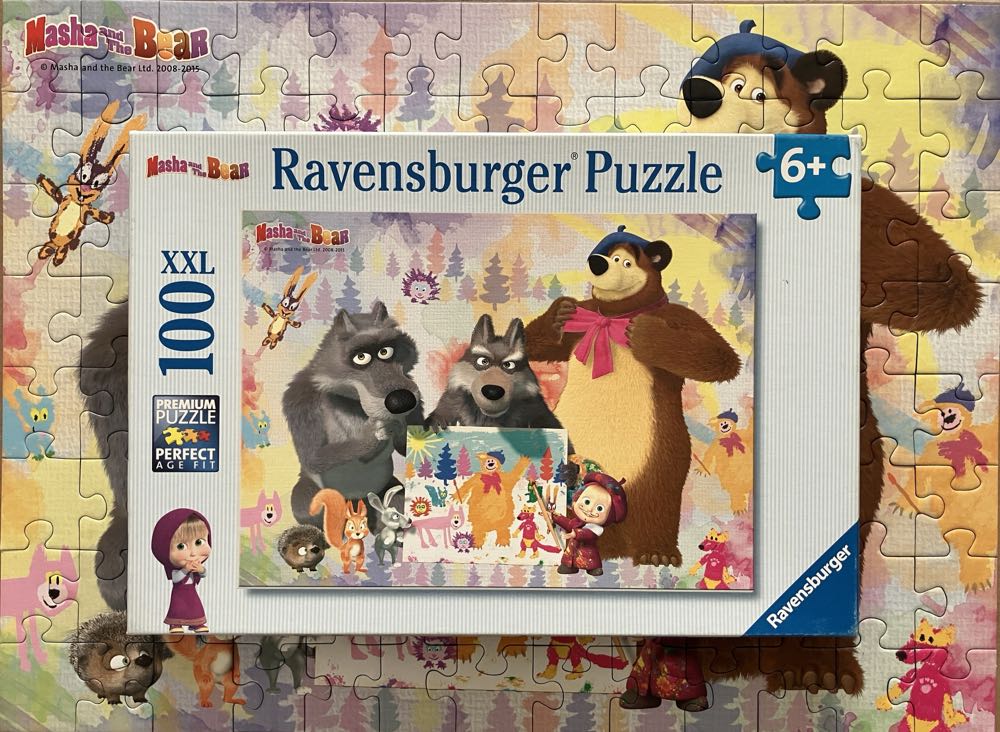 Masa And Bear Xxl 100 - Ravensburger puzzle collectible [Barcode 4005556105908] - Main Image 2