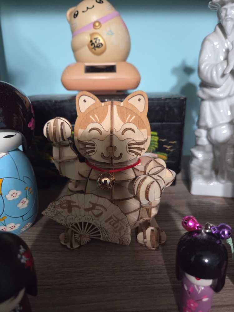Piutus Cat - Robotime 🇨🇳 puzzle collectible [Barcode 6946785112313] - Main Image 2
