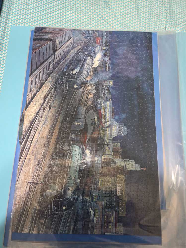 Night Activity At The SPUD - SunsOut puzzle collectible [Barcode 796780494350] - Main Image 2