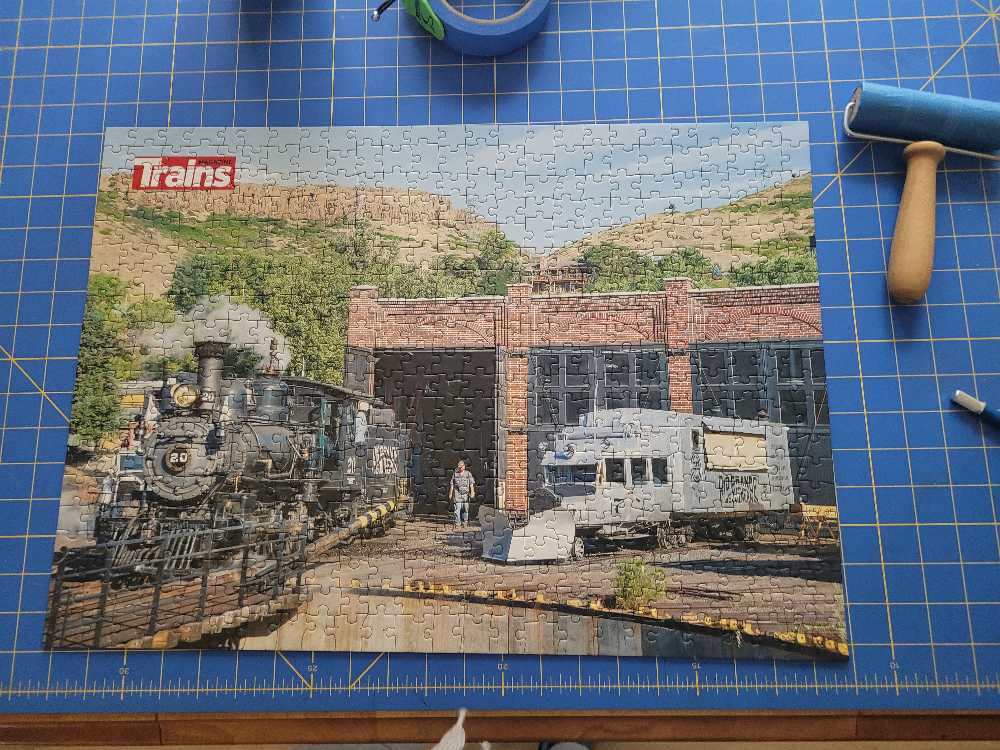 Golden Moment For Rio Grande Southern - Master Pieces puzzle collectible [Barcode 705988831584] - Main Image 3