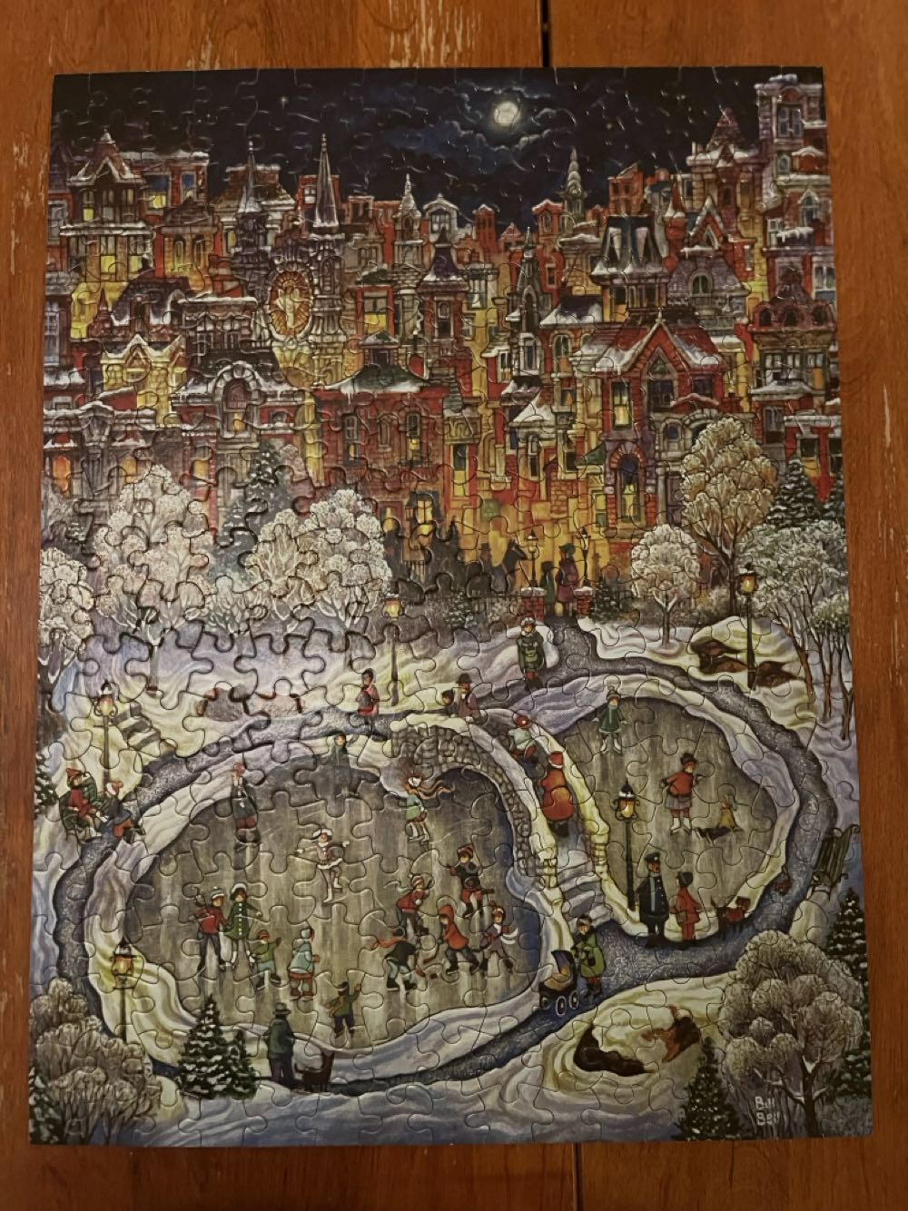 Night Snow - Ki puzzle collectible [Barcode 773392020016] - Main Image 2