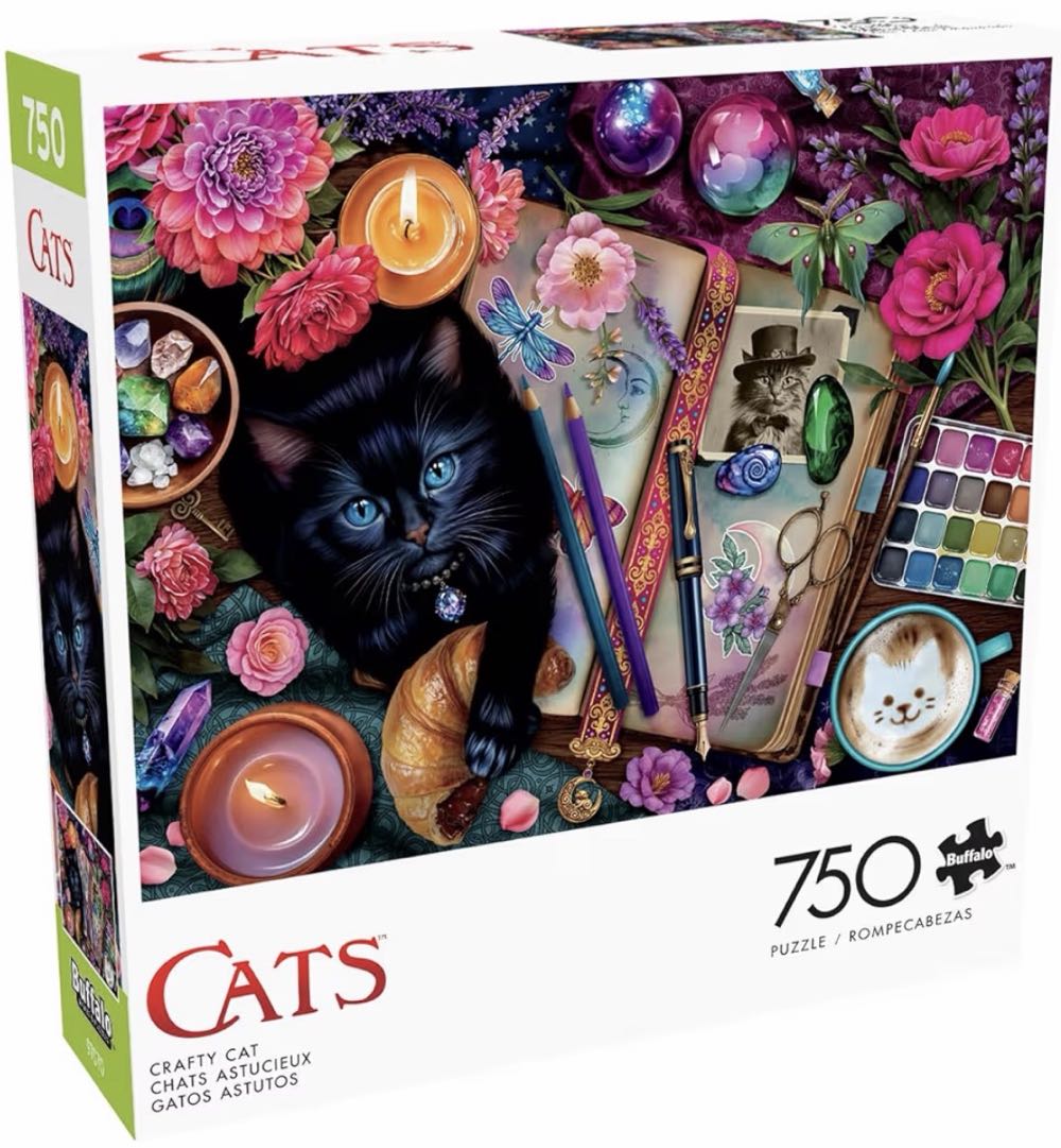 Crafty Cat - Completed  - Buffalo puzzle collectible [Barcode 079346178087] - Main Image 3
