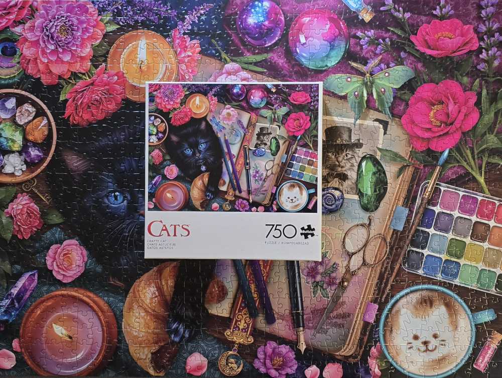 Crafty Cat - Completed  - Buffalo puzzle collectible [Barcode 079346178087] - Main Image 4