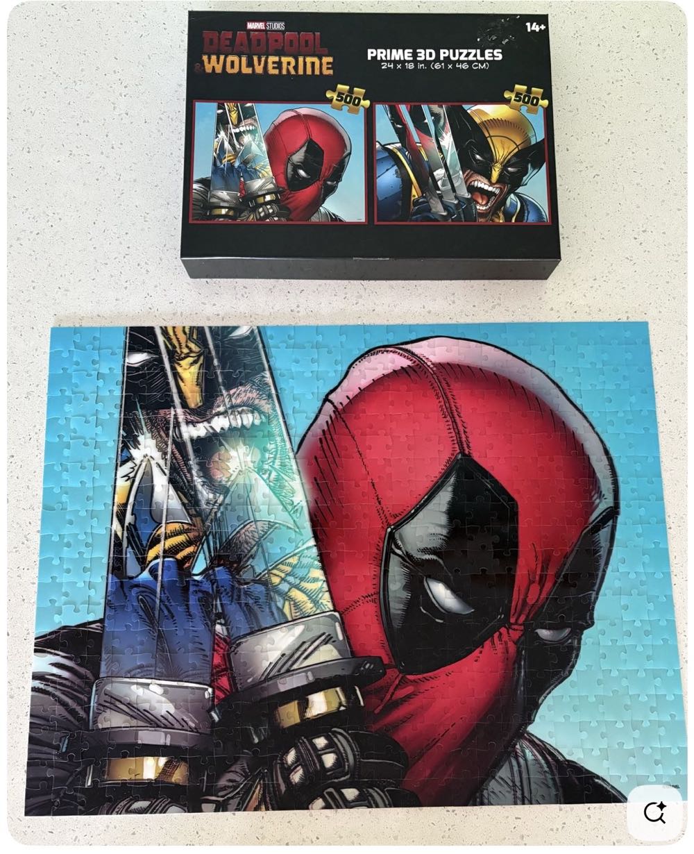 Deadpool Wolverine Dual Puzzle - Prime 3D puzzle collectible - Main Image 2