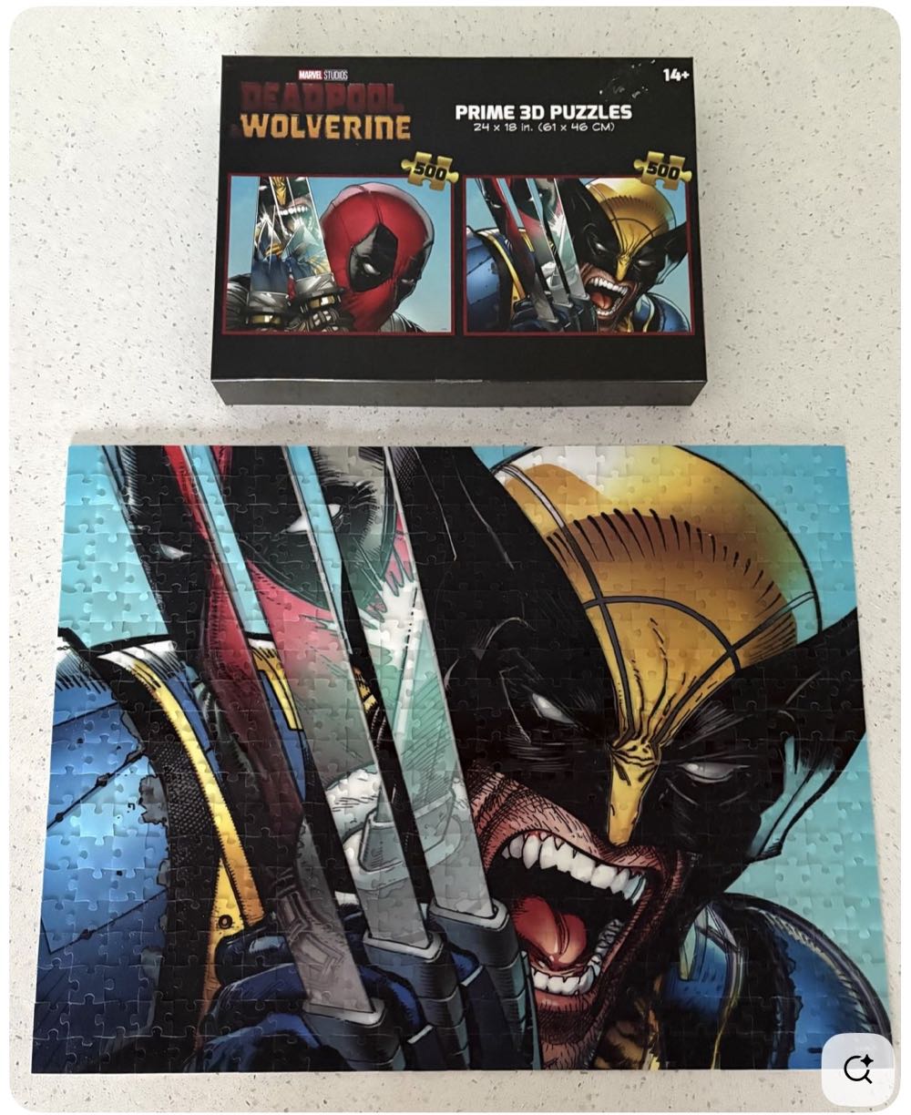 Deadpool Wolverine Dual Puzzle - Prime 3D puzzle collectible - Main Image 3