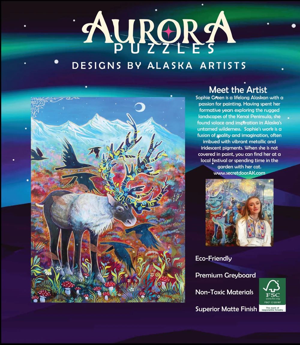 Curious Moose - Aurora Puzzles puzzle collectible - Main Image 3
