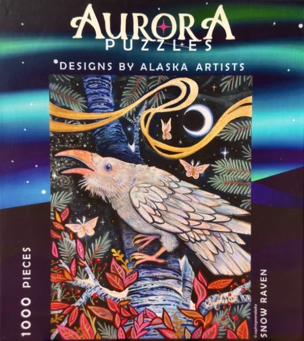Snow Raven - Aurora Puzzles puzzle collectible - Main Image 2