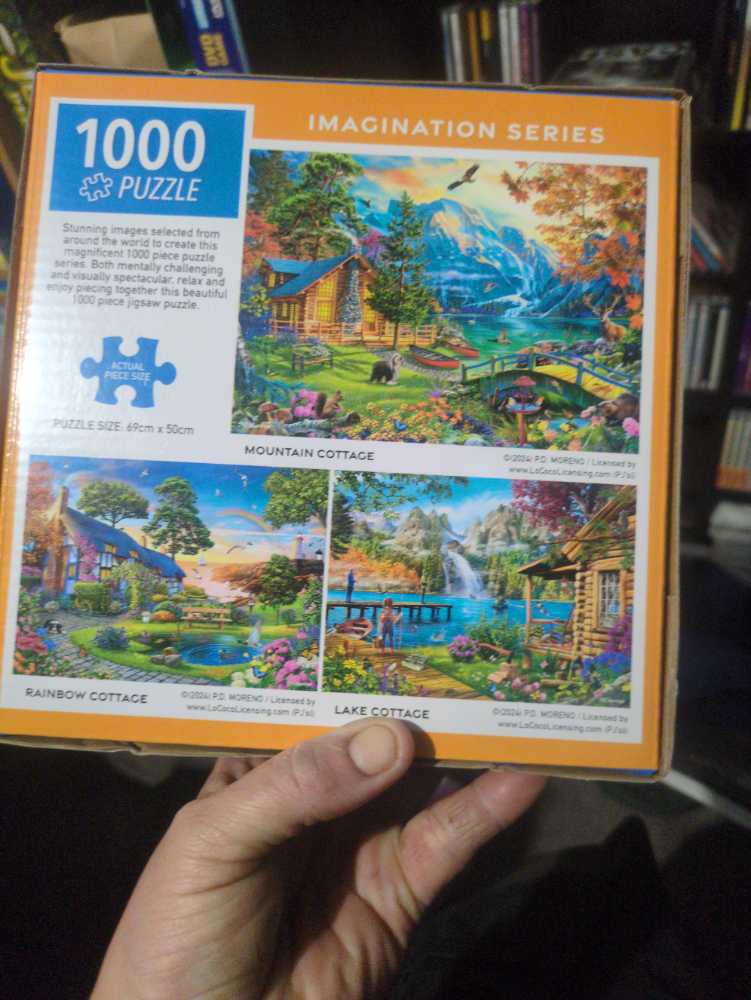 Arrow Jigsaw Puzzle Mountain Cottage Pieces Ages 8 ...  puzzle collectible [Barcode 9317762193118] - Main Image 2